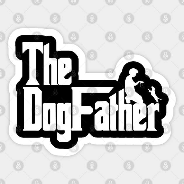 the dog father Sticker by Ria_Monte